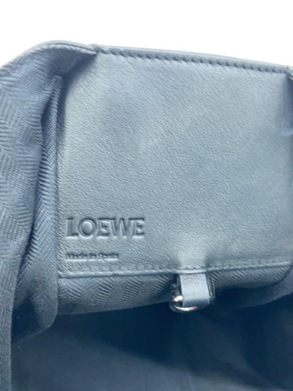 4 Loewe Shoulder Bag Leather Hammock Calf Black