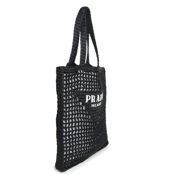 4 Prada Tote Bag Basket Bag Black