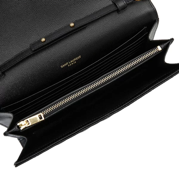 5 Saint Laurent Shoulder Bag Handle Black