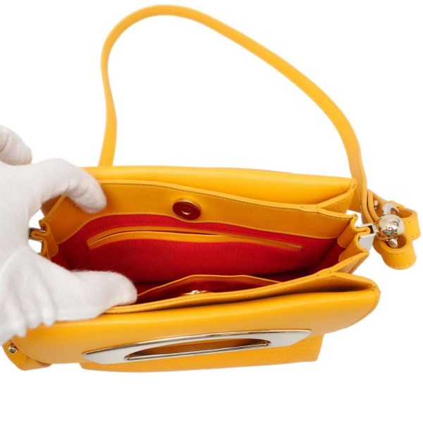 5 Christian Louboutin Shoulder Bag Mini Leather Yellow