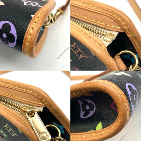 5 Louis Vuitton Charlie Bag Handbag Monogram Multicolor Black