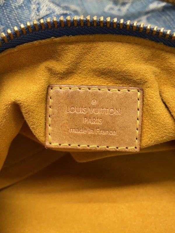 5 Louis Vuitton Baggy PM Monogram Denim Shoulder Bag Blue