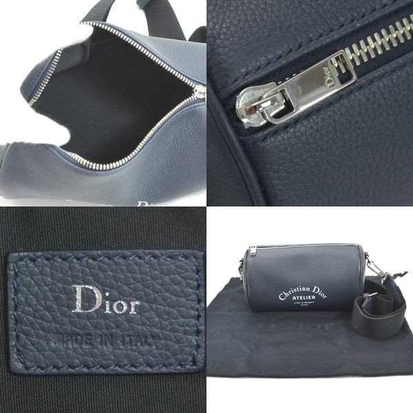 5 Dior Homme Shoulder Bag Crossbody Atelier Roller Body Bag Navy