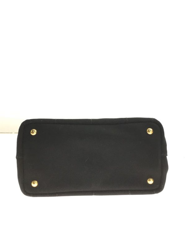 5 Prada Shoulder Bag Canvas Canapa Black