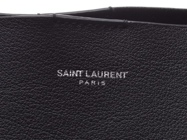 5 Saint Laurent Tote Bag Calf With Pouch Black