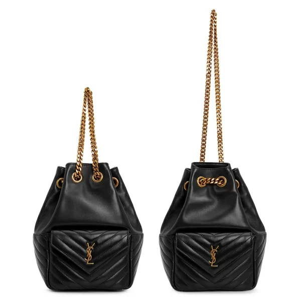 5 Saint Laurent Shoulder Bag Black