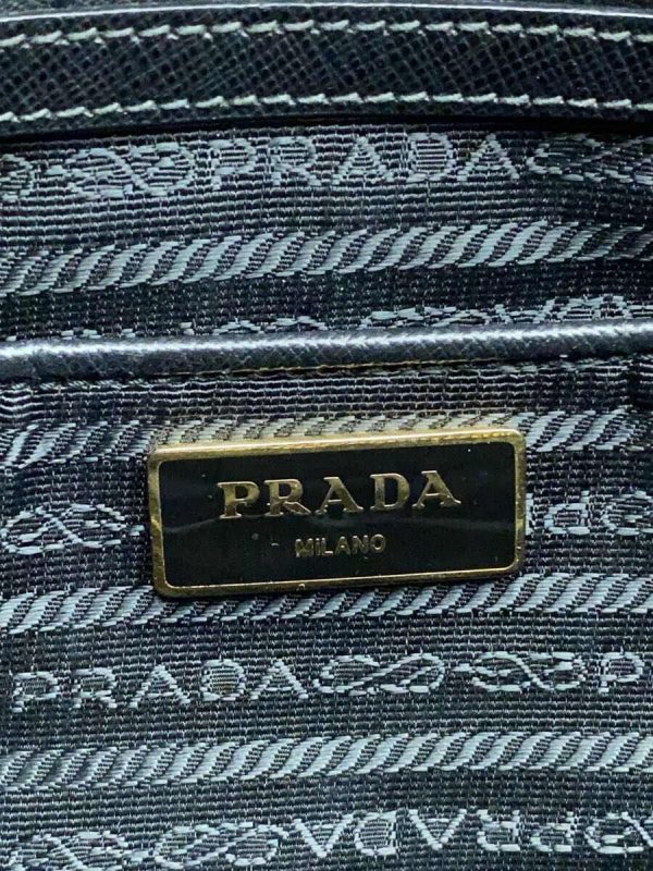 5 Prada 2way Shoulder Bag Noir Black