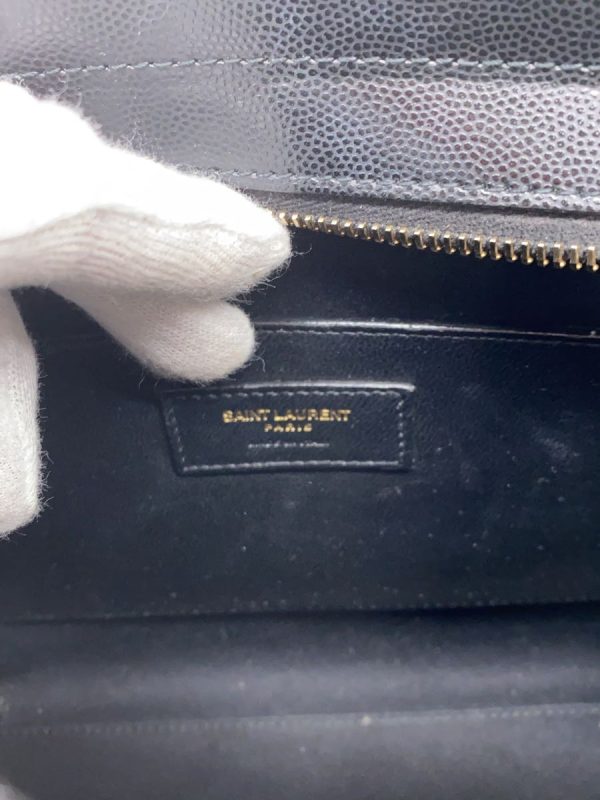 5 Saint Laurent Handbag Leather Black