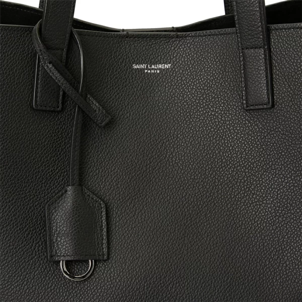 6 Saint Laurent Shoulder Bag Body Bag Cowhide Handle Black