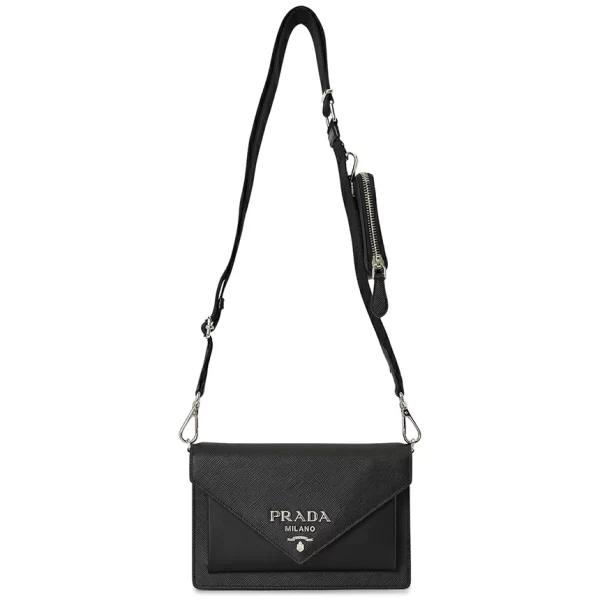 6 Prada Shoulder Bag Handbag Black