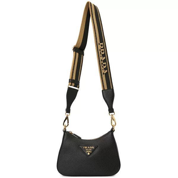 6 Prada Handbag Shoulder Bag Black