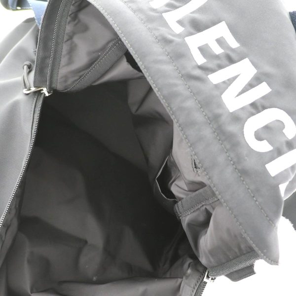 6 Balenciaga Wall Backpack Bag Rucksack Daypack Wheel Black