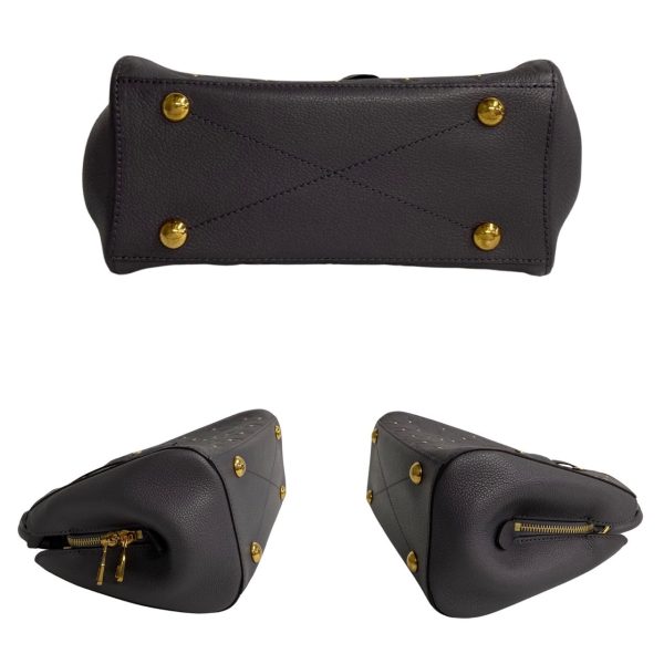 6 Louis Vuitton Montaigne BB Monogram Empreinte Leather Handbag Black