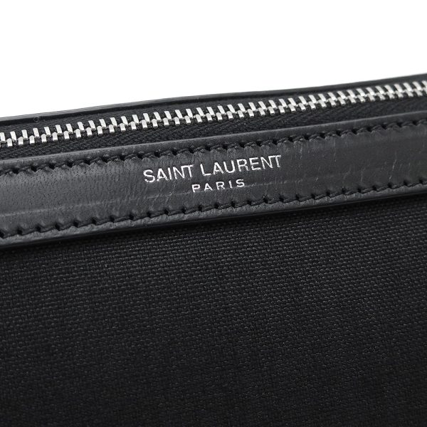 6 Saint Laurent Belt Bag Body Bag Waist Pouch Black