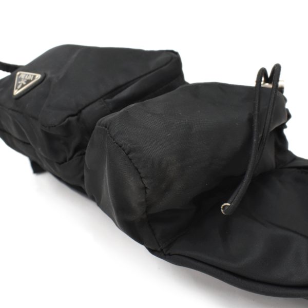 6 Prada Belt Bag Body Bag Nylon Black