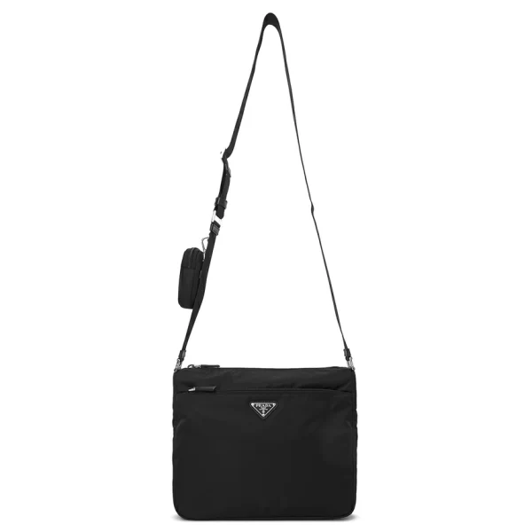 6 Prada Re nylon Shoulder Bag Black