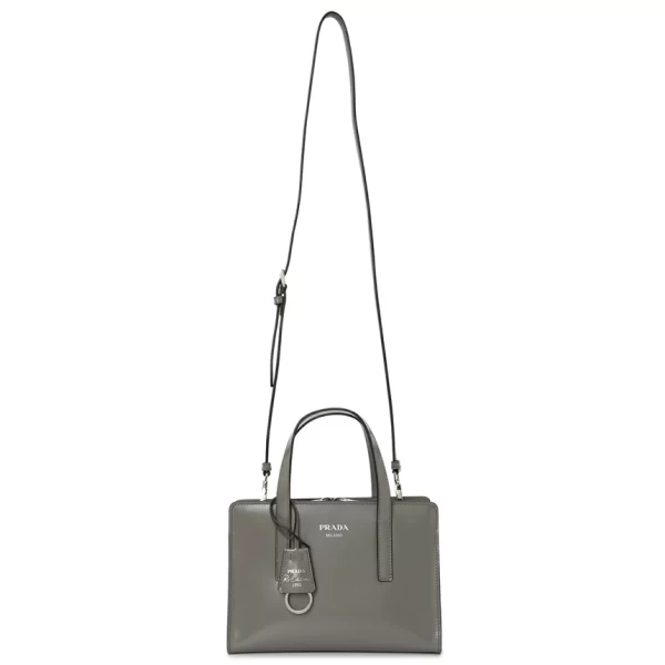 6 Prada Tote Bag Shoulder Bag Gray