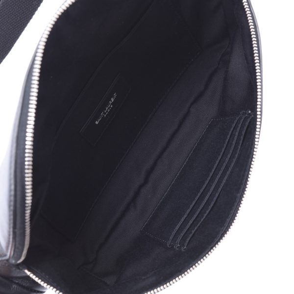 6 Saint Laurent Body Bag Black Calf Waist Bag