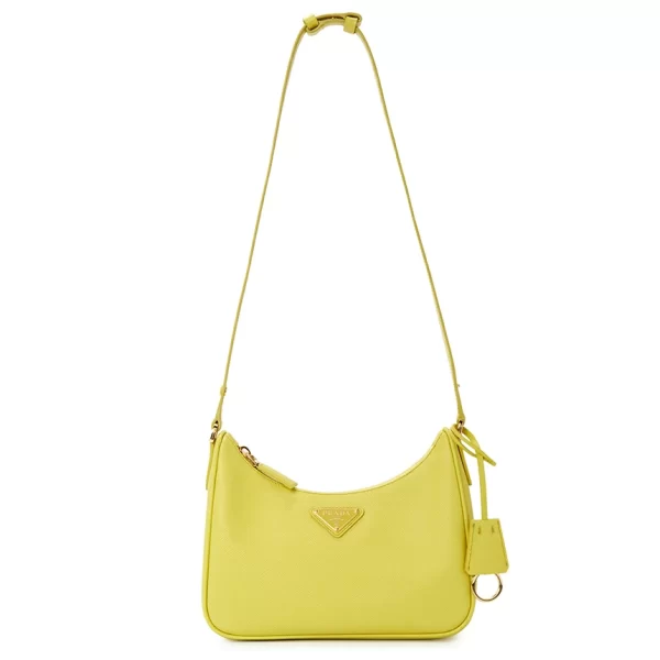 6 Prada Hand Bag Shoulder Bag Yellow