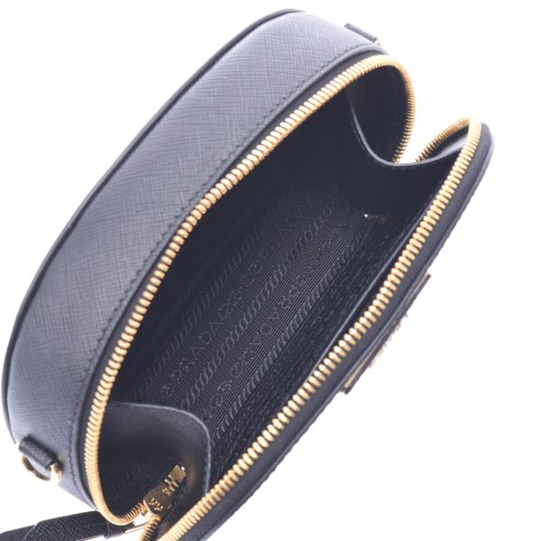 6 Prada Belt Bag Chain Shoulder Bag Black Gold Hardware Body Bag