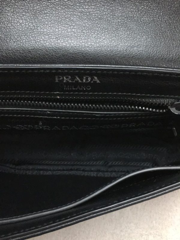 6 Prada Chain Shoulder Bag Leather Pink