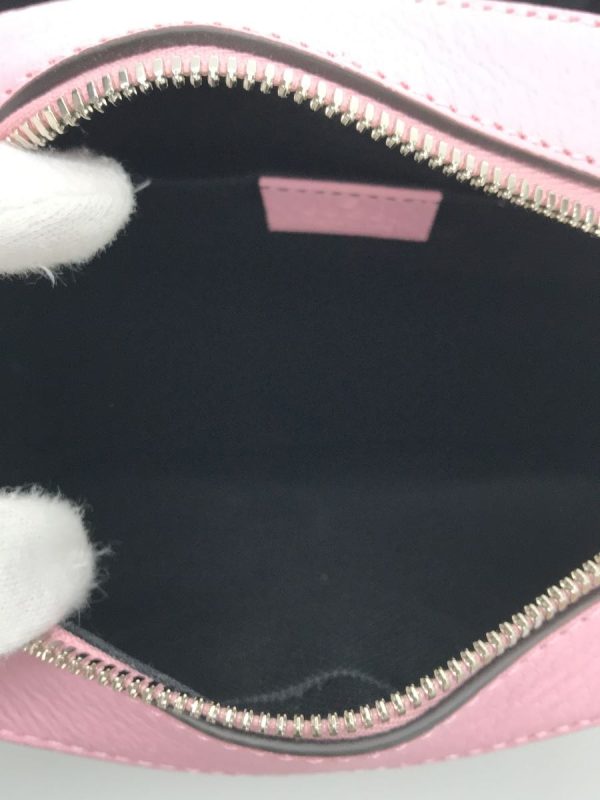 6 Gucci Shoulder Bag Leather Pink