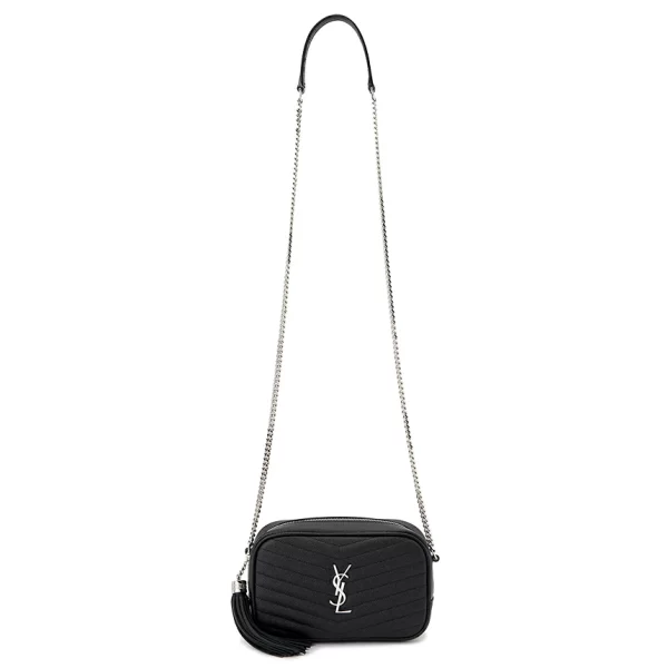 6 Saint Laurent Shoulder Bag Black