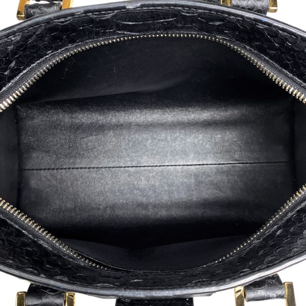 6 Saint Laurent Handbag Shoulder Bag Leather Black