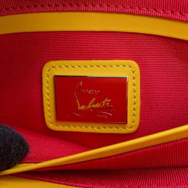 7 Christian Louboutin Shoulder Bag Mini Leather Yellow