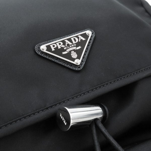 7 Prada Rucksack Backpack Re Nylon Leather Black