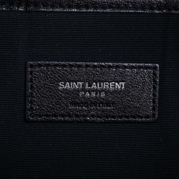 7 Saint Laurent Leather City Backpack Rucksack Black