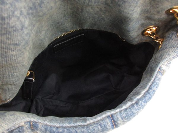 7 Yves Saint Laurent Chain Shoulder Bag Brand Bag Denim