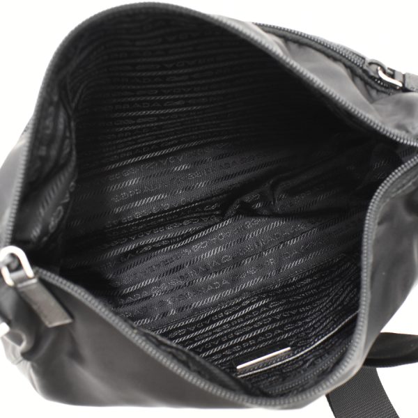 7 Prada Messenger Shoulder Bag Nylon Black