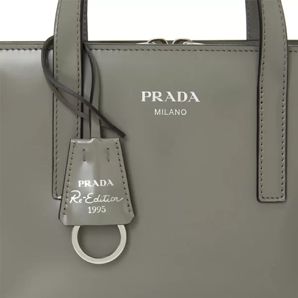 7 Prada Tote Bag Shoulder Bag Gray