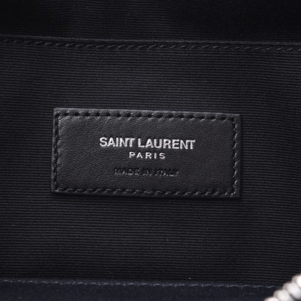 7 Saint Laurent Body Bag Black Calf Waist Bag