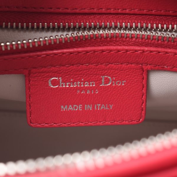7 Christian Dior 2way Bicolor Hardware Leather Handbag Pink