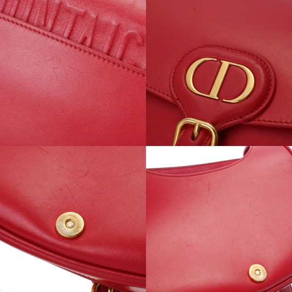 7 Christian Dior Medium Gold Hardware Leather Shoulder Bag Pink