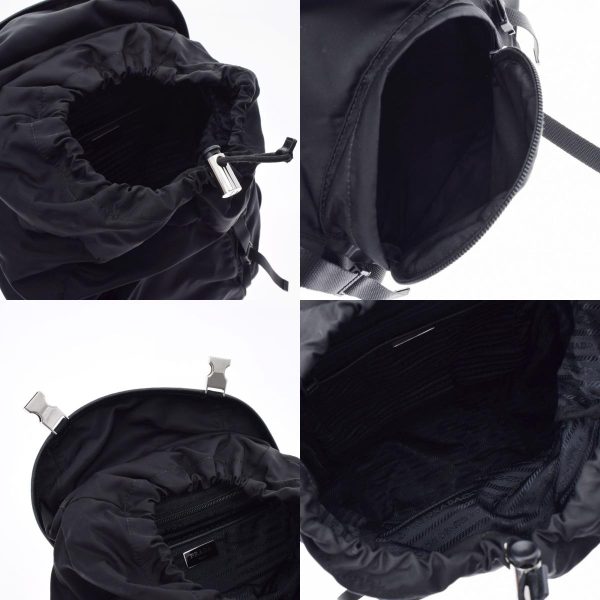 7 Prada Backpack Nylon Rucksack Daypack Black