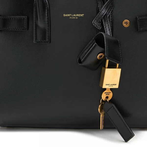 7 Saint Laurent Tote Bag Shoulder Bag Body Bag Black