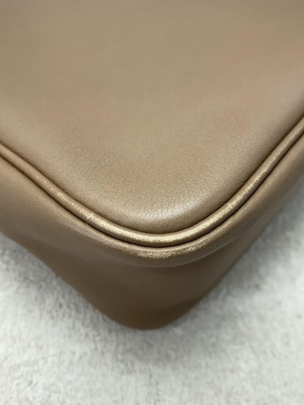 7 Hermes Shoulder Bag Leather Beige