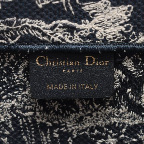 8 Christian Dior Tote Bag Medium Navy