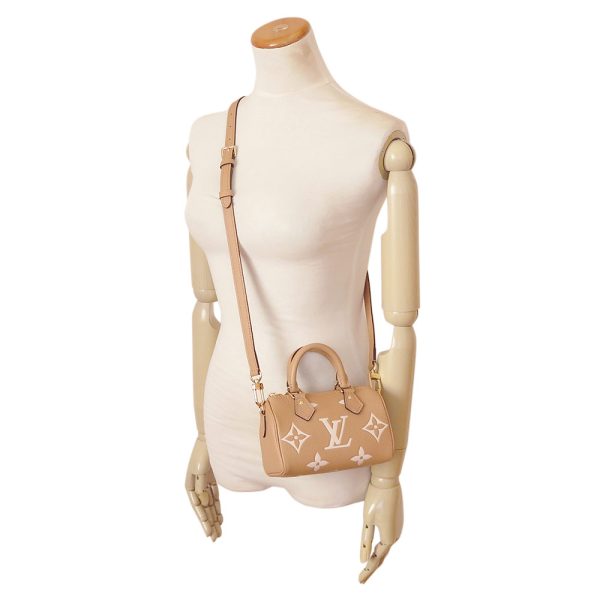 8 Louis Vuitton Mini Bag Shoulder Bag Handbag Monogram Beige