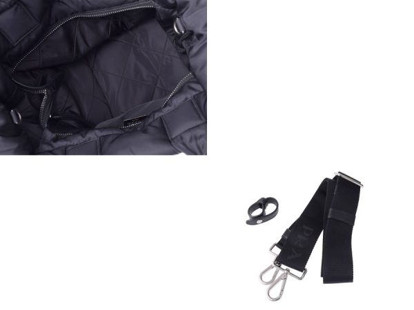 8 Prada Taste Bomber Handbag Nylon Black