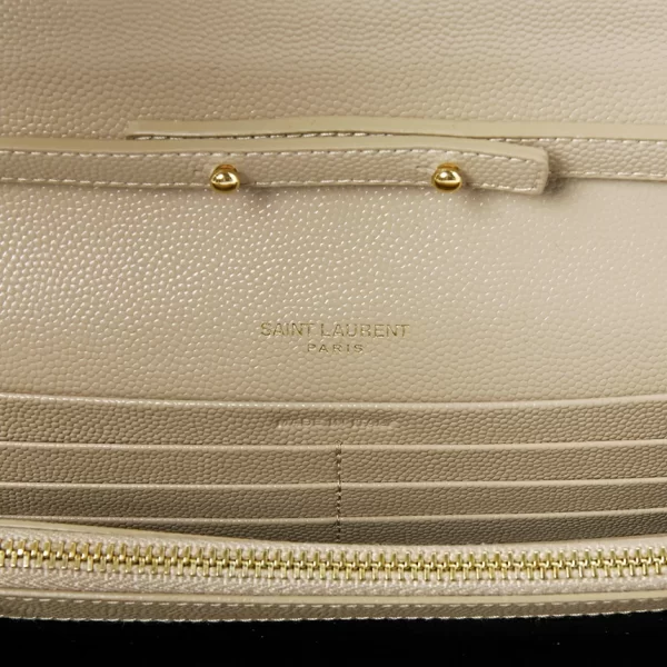 8 Saint Laurent Shoulder Bag Beige