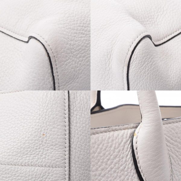 8 Prada Tote Bag White Calf 2way Bag