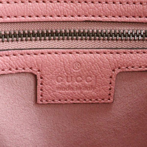 8 Gucci Medium Shoulder Bag Crossbody Goatskin Leather Pink