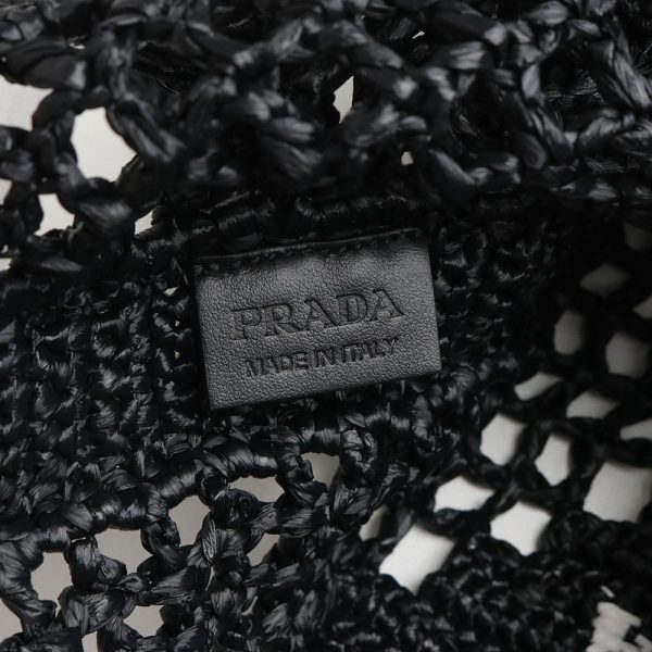 8 Prada Tote Bag Basket Bag Black