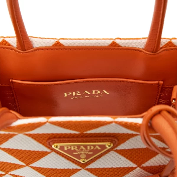 8 Prada Handle Bag Shoulder Bag Orange