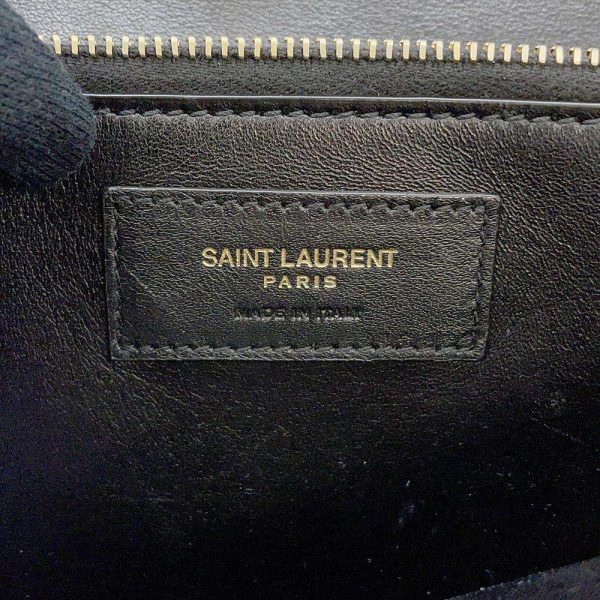 8 Saint Laurent Shoulder Bag Mini Lambskin Black