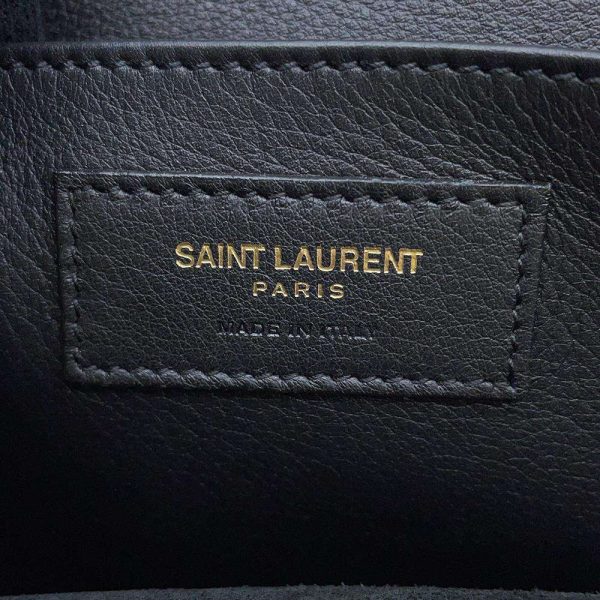 8 Saint Laurent Handbag Leather Shoulder Bag Black